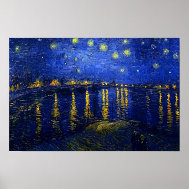 Poster Starry Night Over the Rhone (Frente)