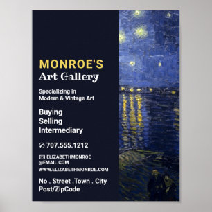 Poster Starry Night Over the Rhone, Art Dealer, Galeria