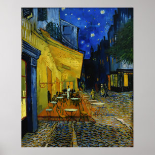 Poster Starry Night Over the Rhône - Vincent van Gogh