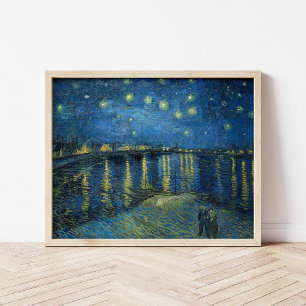 Poster Starry Night Over the Rhône Vincent van Gogh