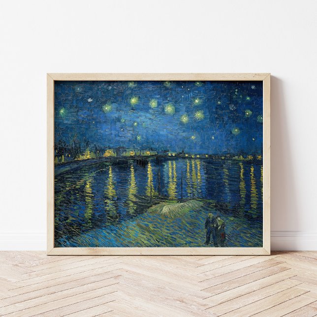Poster Starry Night Over the Rhône | Vincent van Gogh (Criador carregado)