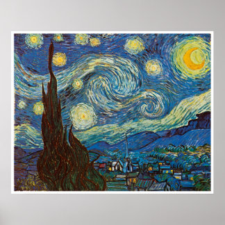 Póster Starry Night por Vincent van Gogh