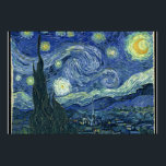 Poster "Starry Night" por Vincent Van Gogh<br><div class="desc">Todos deveriam ter uma pequena arte em suas paredes :)</div>