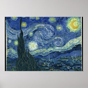 Poster "Starry Night" por Vincent Van Gogh