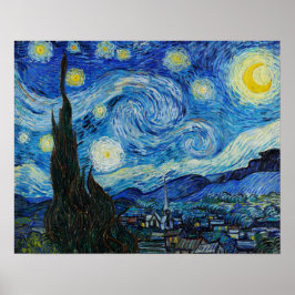 Poster Starry Night Van Gogh