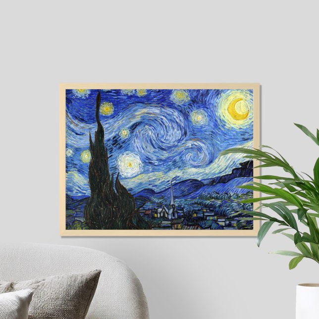 Poster Starry Night Vincent van Gogh (Criador carregado)