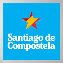 Poster Stars of Spain – Santiago de Compostela