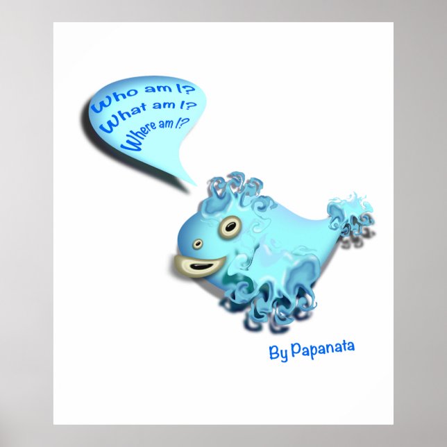 Poster Starstruct, comic, sticker, quem sou eu, o que sou (Frente)