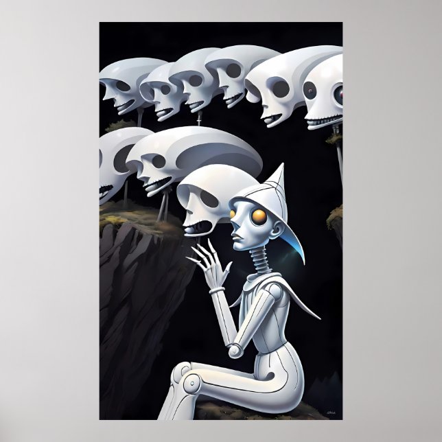 Poster Start the Evolution Without Me Ken Gage Art (Frente)