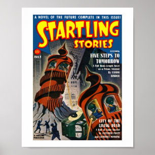 Poster Startling Stories (julho de 1940)