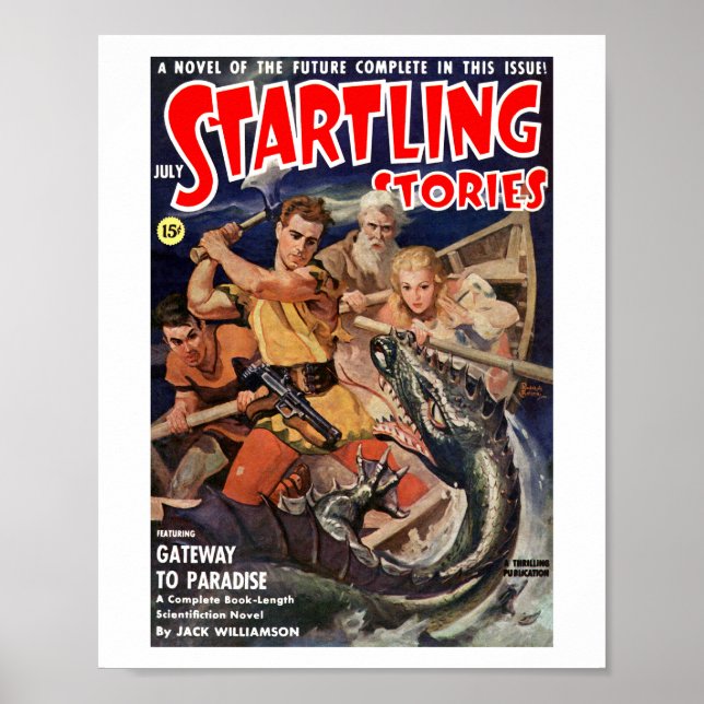Poster Startling Stories (julho de 1941) (Frente)