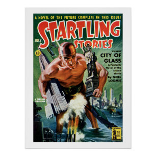 Póster Startling Stories (julho de 1942)