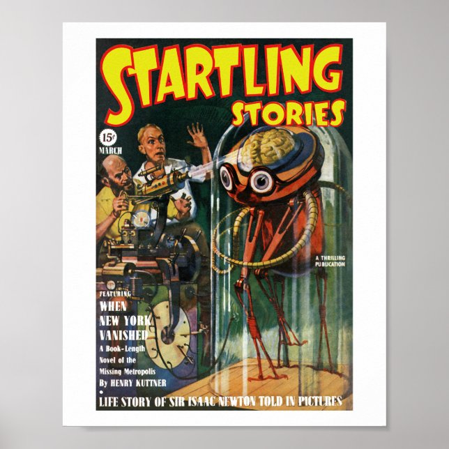 Poster Startling Stories (Mar, 1940) (Frente)