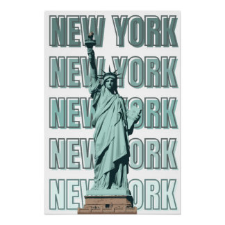 Póster Statue of Liberty New York poster