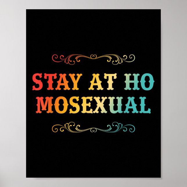 Poster Stay At Ho Moual Funny Design  (Frente)