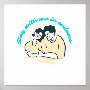 Poster Stay with me in sadness