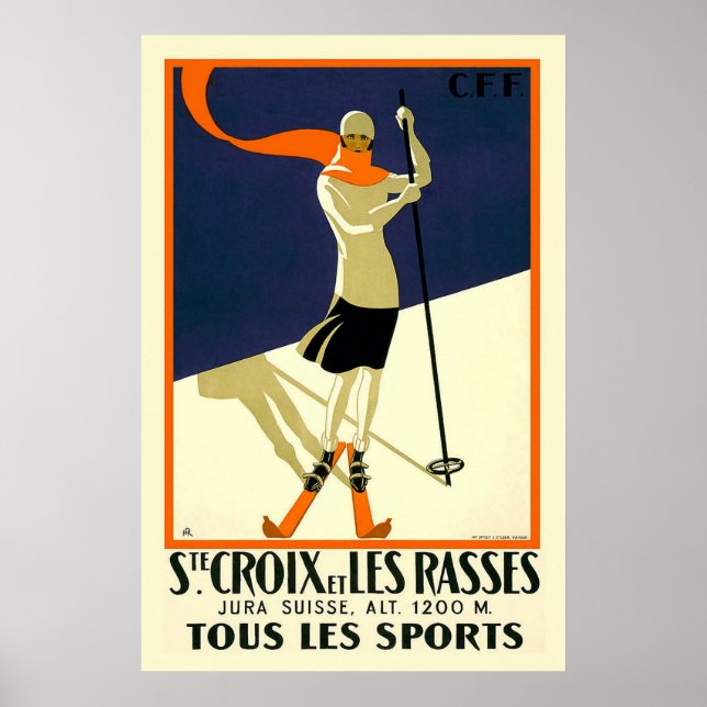 Poster Ste Croix et les Rass tous le Sports (Frente)