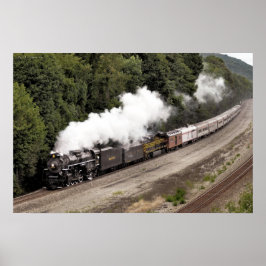 Póster Steam Along do rio Ohio