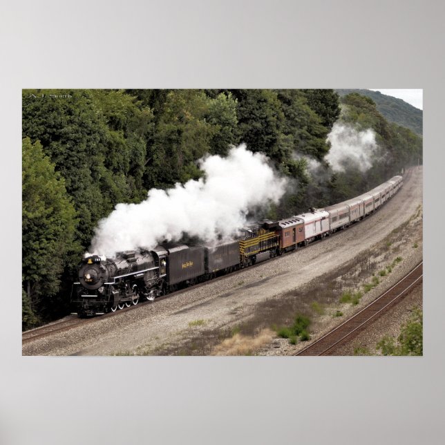 Póster Steam Along do rio Ohio (Frente)