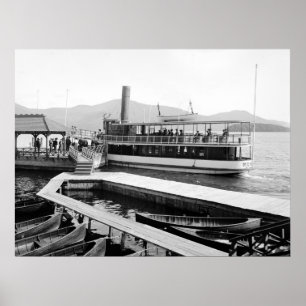 Póster Steamboat at the Sagamore Hotel, 1904