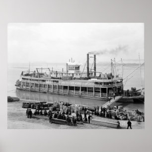 Poster Steamboat Georgia Lee: 1907