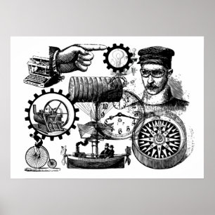 Póster steampunk