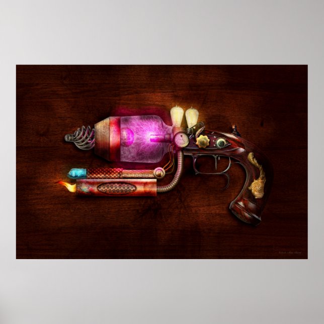 Poster Steampunk - Arma - O neuralizador (Frente)