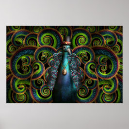 Poster Steampunk - Bonito como pavão