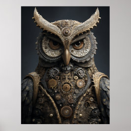 Poster Steampunk Brass Sentinel