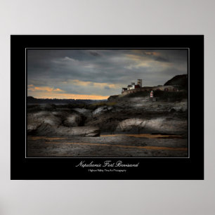 Póster Steampunk e Burtonesque Napoleônico Fort Baudiovis