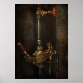 Póster Steampunk - Encanamento - Número 4 - Universal