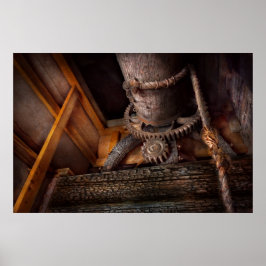 Póster Steampunk - Gear - Fora de ordem
