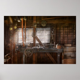 Poster Steampunk - Maquinista - Minha oficina de bricolag