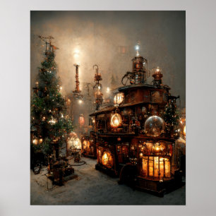 Poster Steampunk Natal
