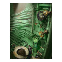 Steampunk - Naval - Encanamento - A cabeça