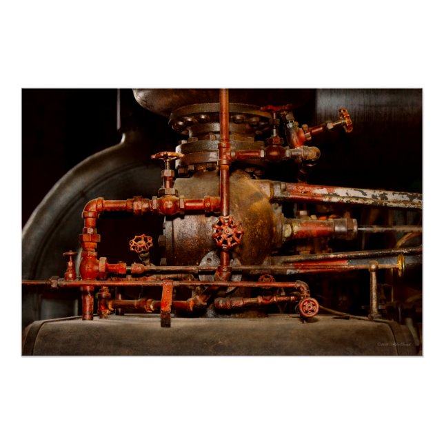 Póster Steampunk - Sonhos impossíveis (Frente)