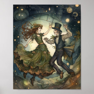 Poster Steampunk Waltz Encantado: Um Sonho Vitoriano