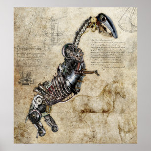 Póster Steed Mark1 da máquina