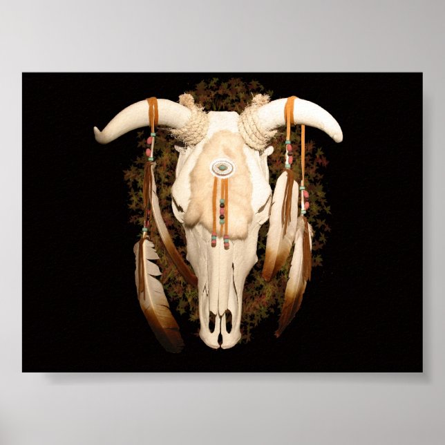 Poster Steer Skull (Frente)