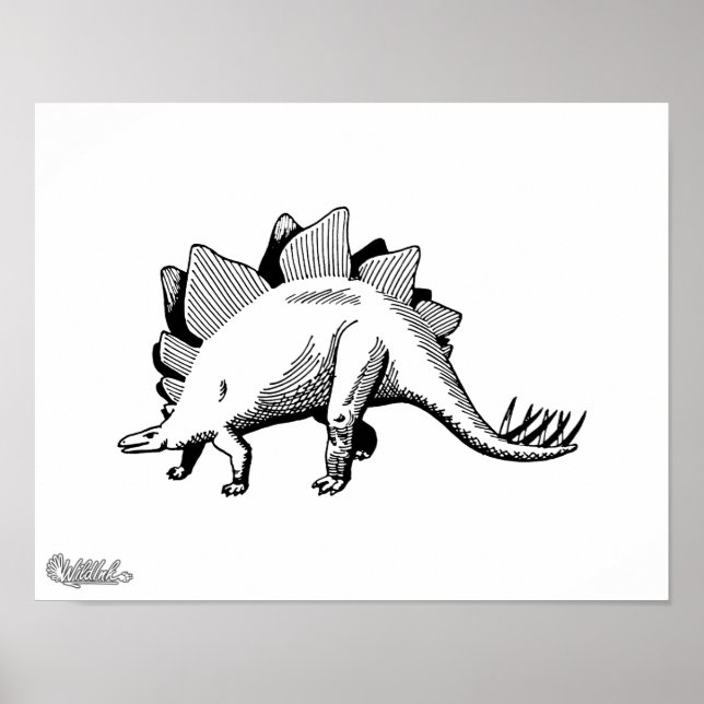 Póster Stegossauro (Frente)