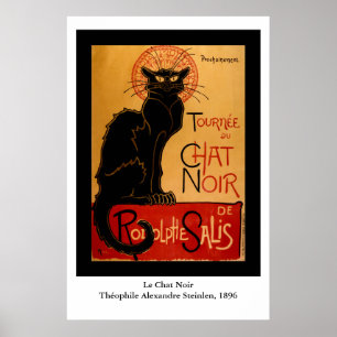 Póster Steinlen's Le Chat Noir