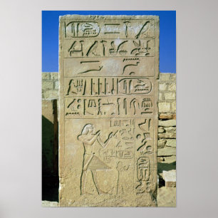 Póster Stele of Unas Old Kingdom