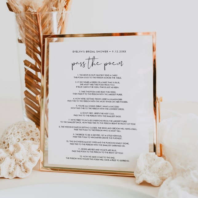 Poster STELLA Endereço o Sinal do Chá de fraldas de Envel (Criador carregado)