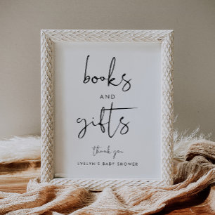 Poster STELLA Livros E Presentes Sinal De Chá De Bebê