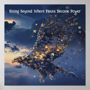 Poster Stellar Eagle Quebra-cabeça