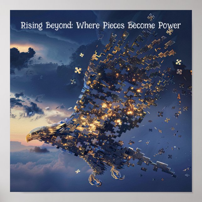 Poster Stellar Eagle Quebra-cabeça (Frente)