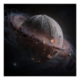 Póster Stellar Path – Journey Through the Universe