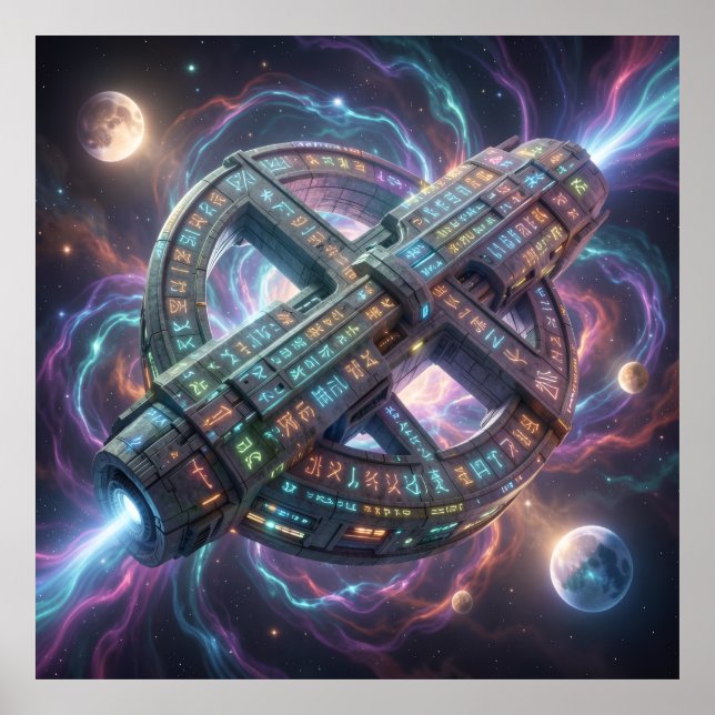 Poster Stellar Path – Journey Through the Universe´8 (Frente)