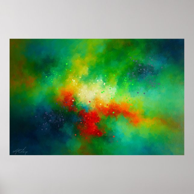 Poster Stellar Reverie Abstract (Frente)