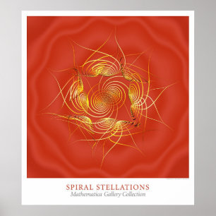Póster Stellations espiral